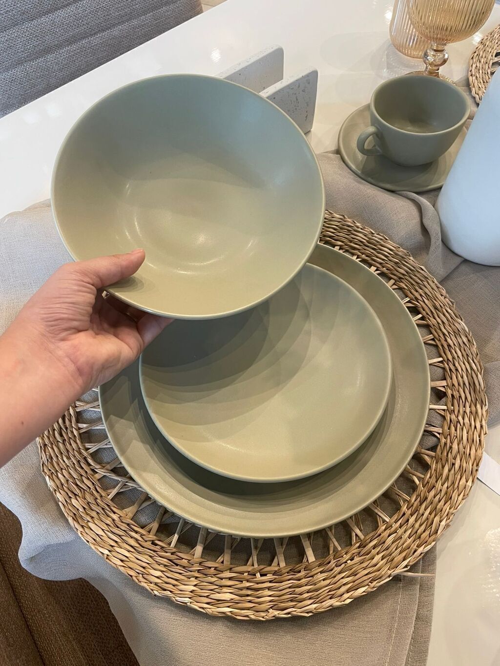 SET 18PZA UNNI OLIVA