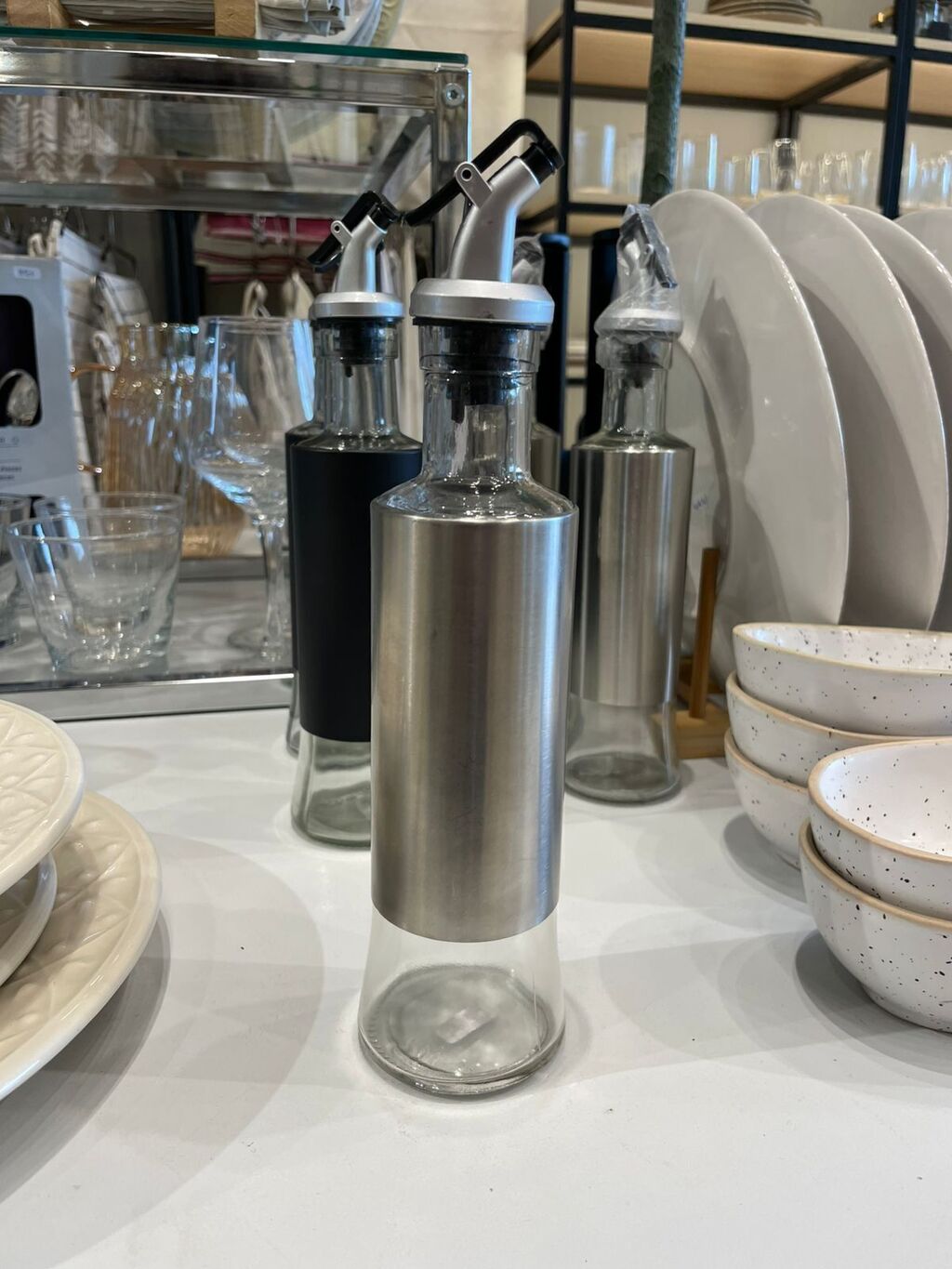 ACEITERO VERTEDOR CON PLATA