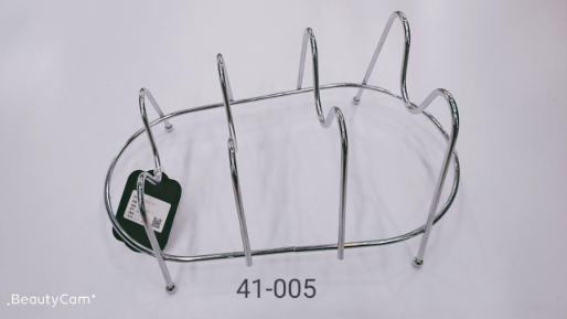 ORGANIZADOR DE OLLAS DE HIERRO CROMADO 3 ESPACIOS TAMAÑO: 19.5*30.5*13.5CM