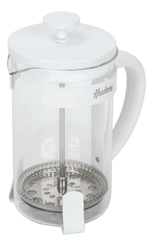 CAFETERA DE VIDRIO Y AC. INOX. C/EMBOLO TIPO PRENSA FRANCESA 600 ML