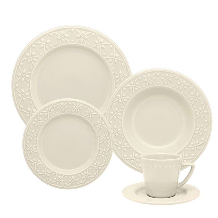 PLATO DE POSTRE MARFIM 20 CM