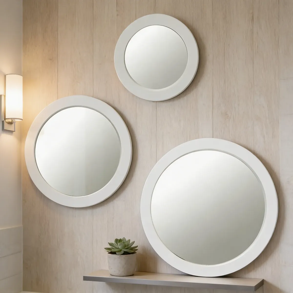 ESPEJO SET X3 CIRCULAR 27 CM / 23 CM / 18 CM VGO-00270/71