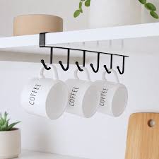 Soporte Ganchos Para Estante Negro (Negro)