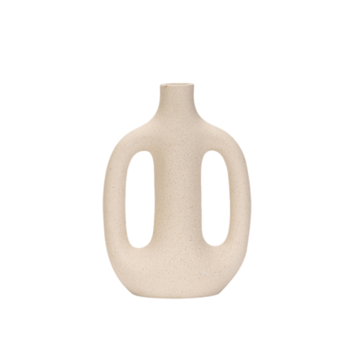 BOTELLON CERAMICA ARENA TAMAÑO : 16.5*7.3*23.3CM
