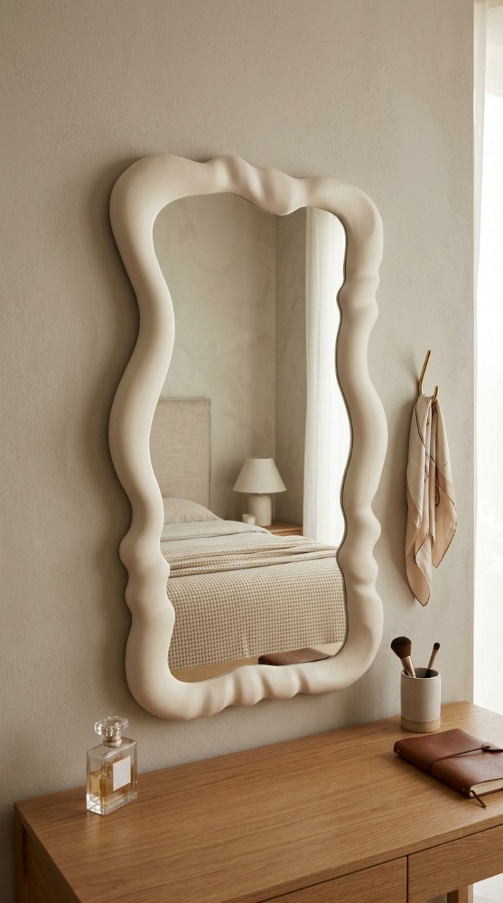 ESPEJO P/PARED LINEA ONDA 304837