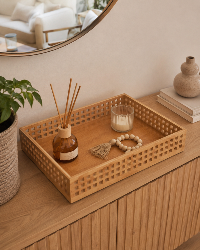 BANDEJA ORGANIZADOR BAMBU 40 × 28 × 7 CM 303761