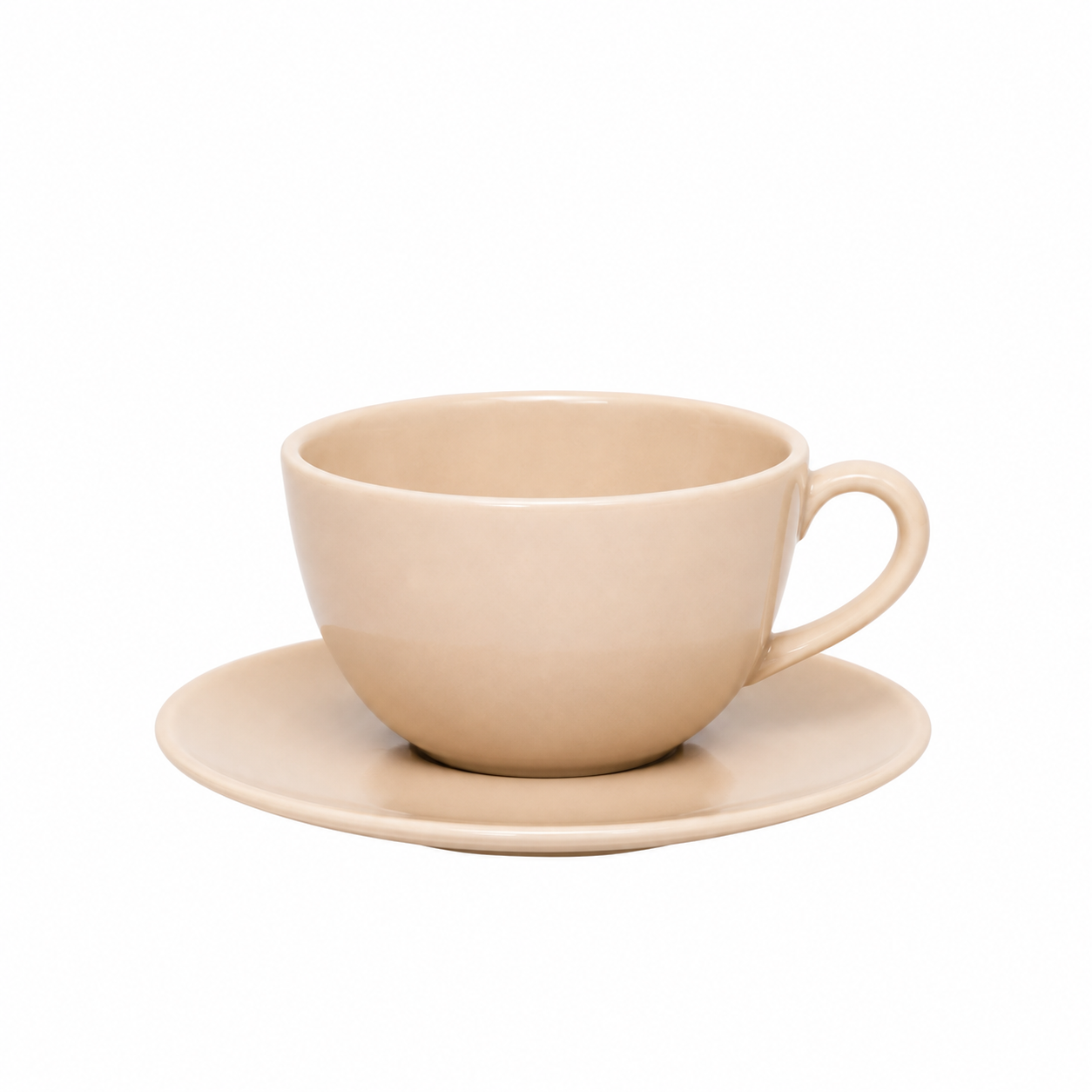 set x6 TAZA DE TE C/PLATO MERENGUE 200 cc - 14 cm