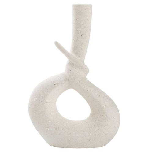ADORNO CERAMICA ENTRELAZADO TAMAÑO: 13.2*7*25.2