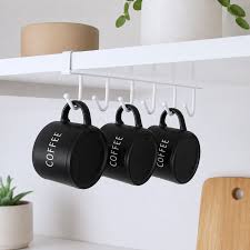 Soporte Ganchos Para Estante Blanco (Blanco)