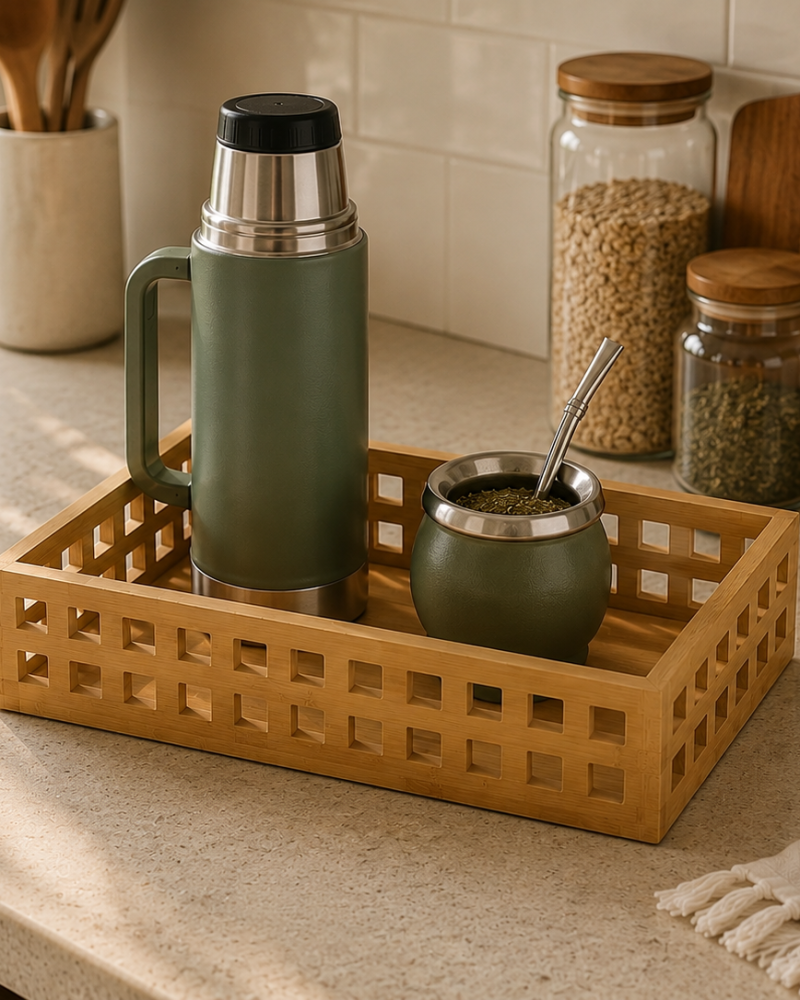 CAJA ORGANIZADOR BAMBU 19,50×30×9 CM 304487