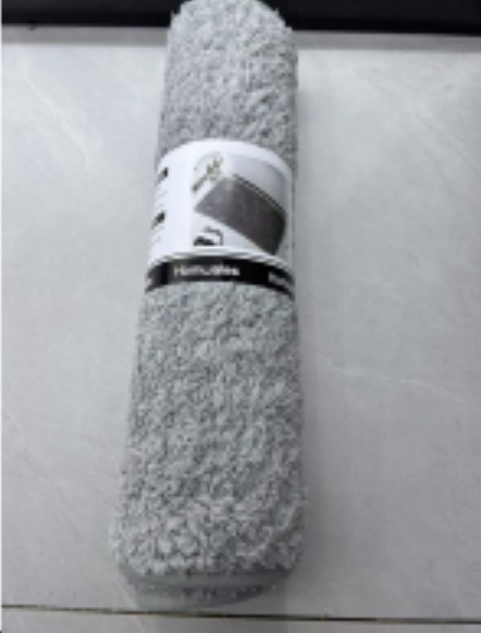 ALFOMBRA "LISA" ABSORBENTE DE BAÑO GRIS TAMAÑO: 40*60CM