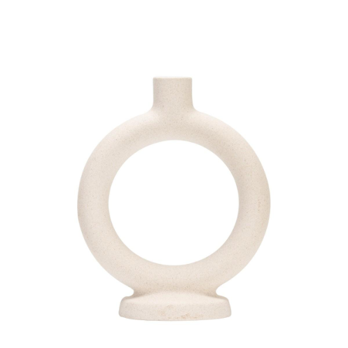 ADORNO CERAMICA CIRCULO TAMAÑO: 10*6.8*13.3