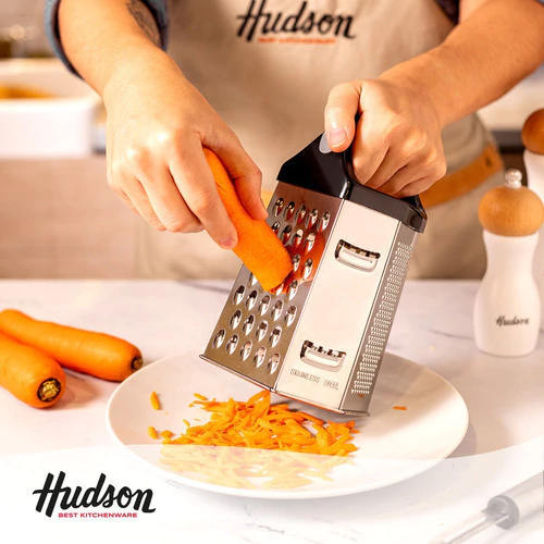 Rallador economico hexagonal acero inox. (Alt. 20cm) Antiad.